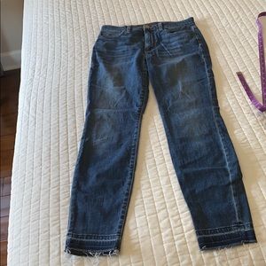 Joes “Charlie” high rise skinny. Raw hem size 27